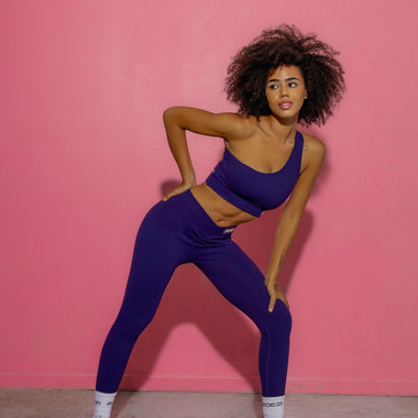 Yahya Ribbed & Seamless Highwaist Crossover Workout Legging