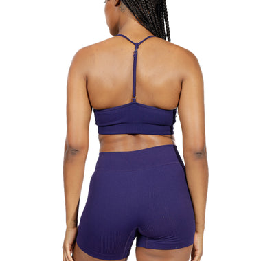 Yahya Tank Ribbed Scoop Neck Sports Bra