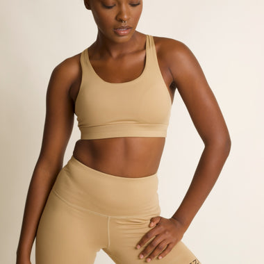 Tulia Mocha Biker Shorts