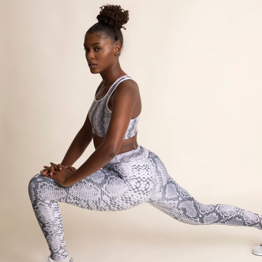 Safi Snake Skin Print Buttery Soft High Waisted Workout Leggings