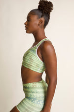 Kijani Print Soft Buttery High Waisted Biker Shorts
