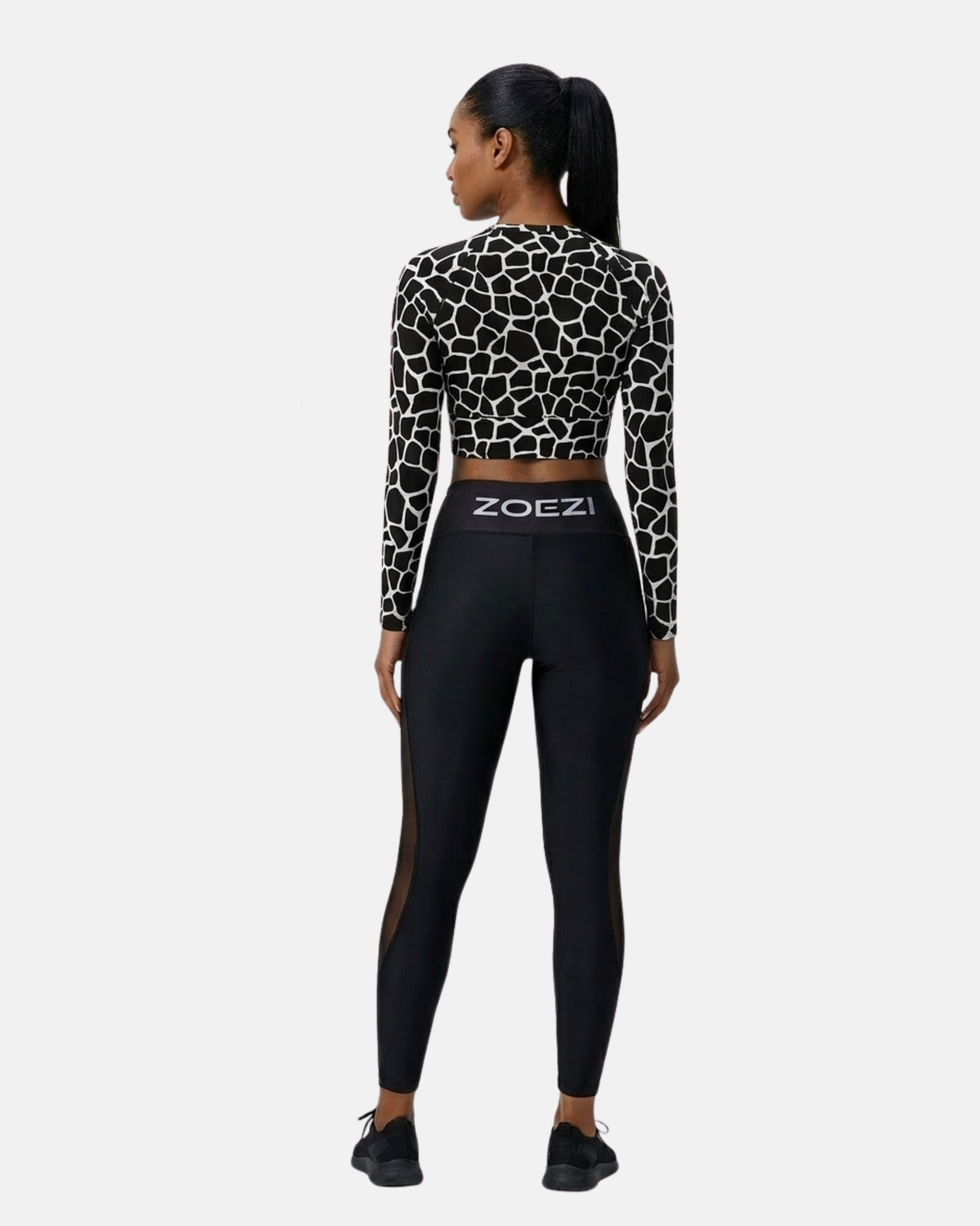Twiga Luxe Giraffe Print Buttery Soft Crop Top