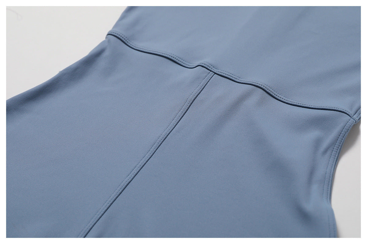 Versatile Front Zip Longsleeve Jumpsuit