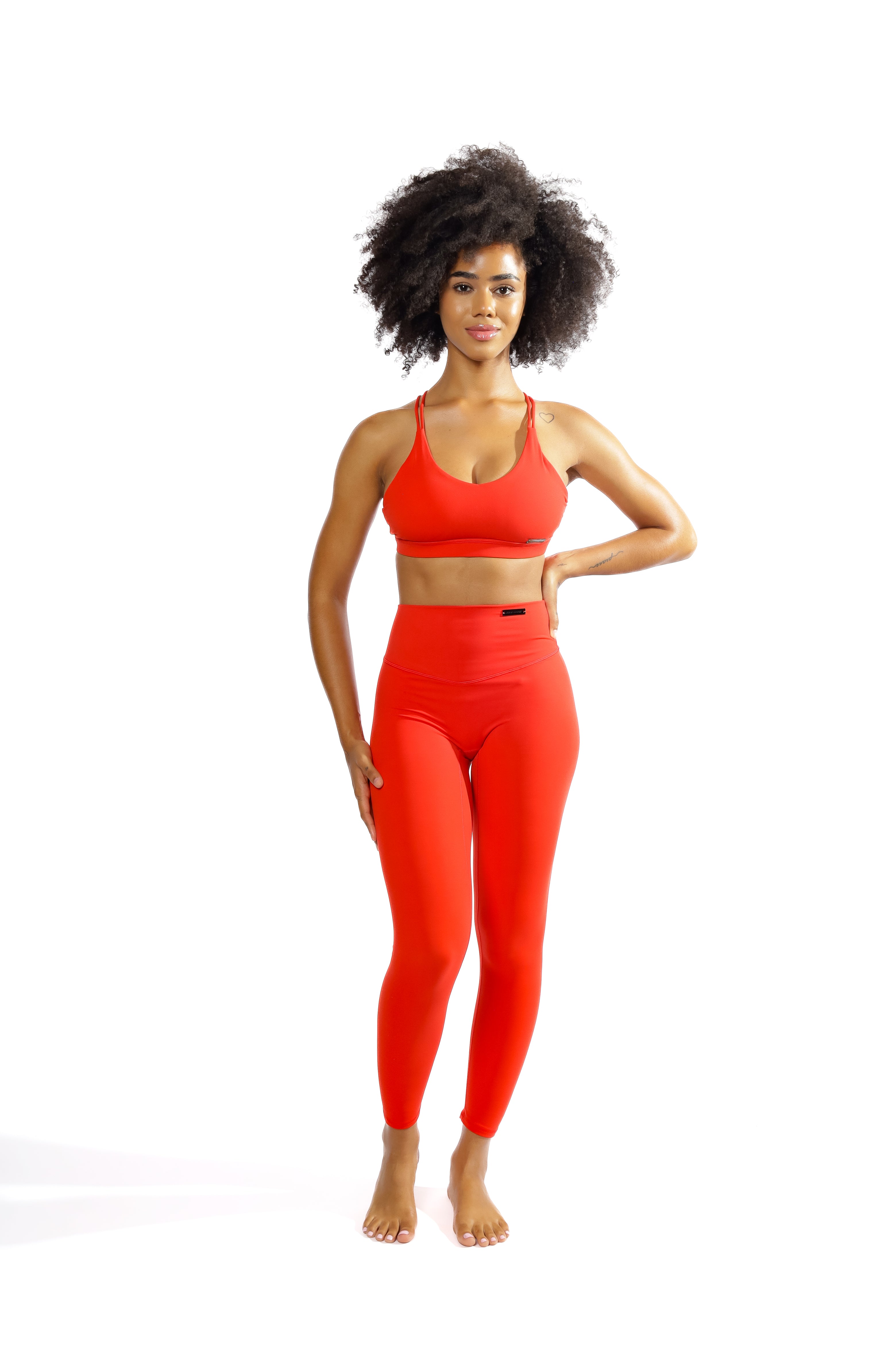 Nyah High Waisted Non-Seamless Workout Sculpt Leggings