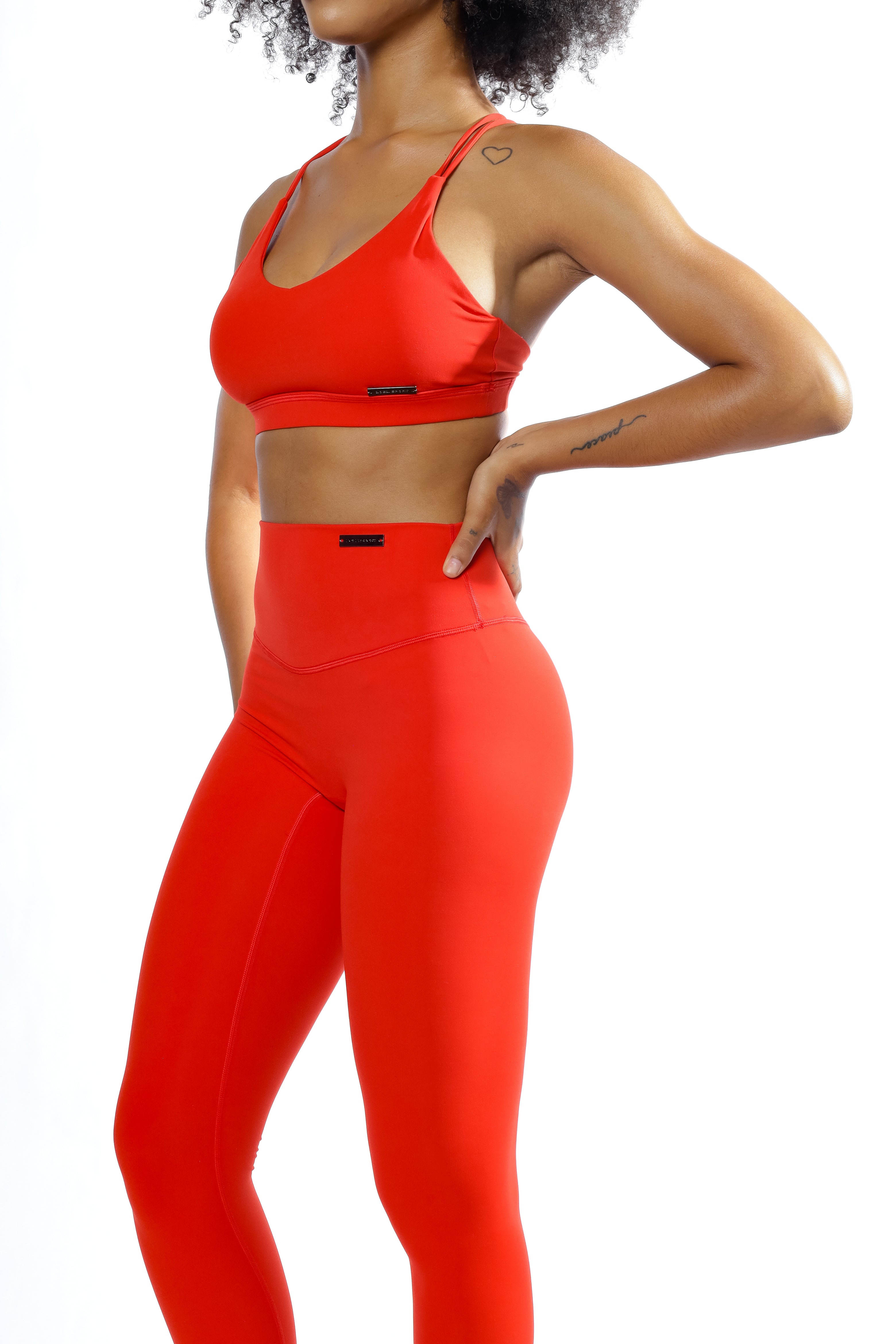 Nyah High Waisted Non-Seamless Workout Sculpt Leggings