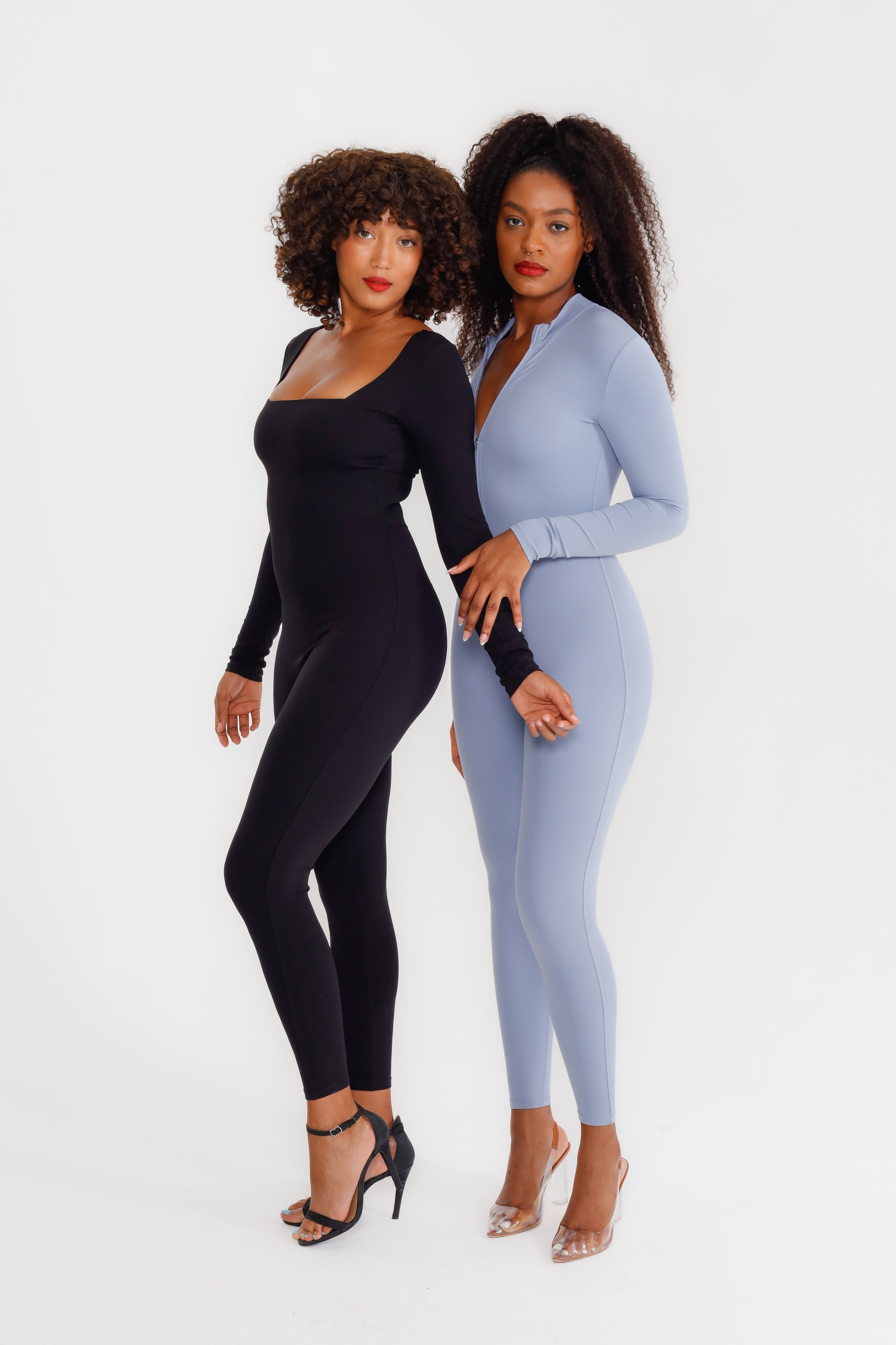 Versatile Front Zip Longsleeve Jumpsuit