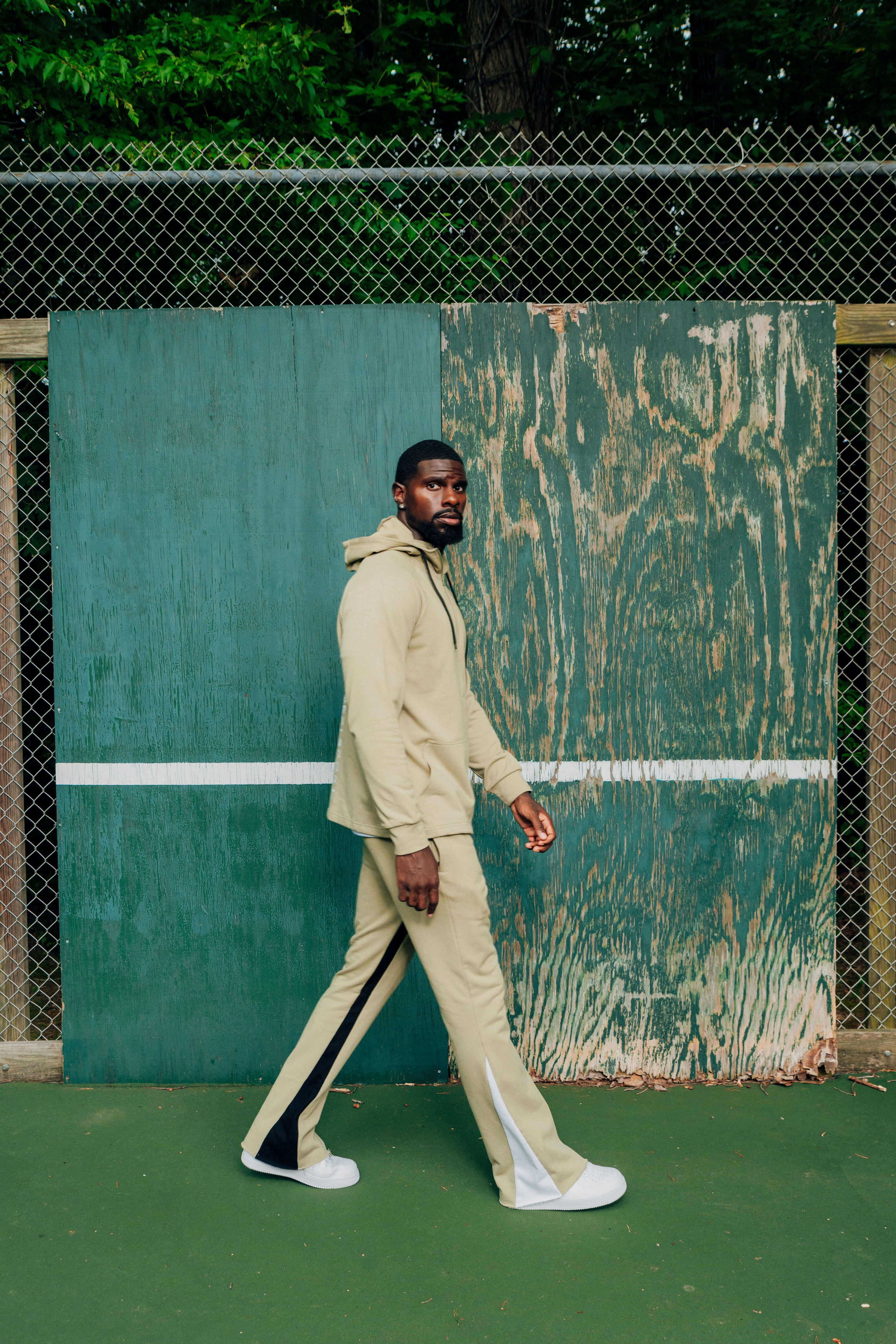 Bakari Wide-Leg Sweatpants