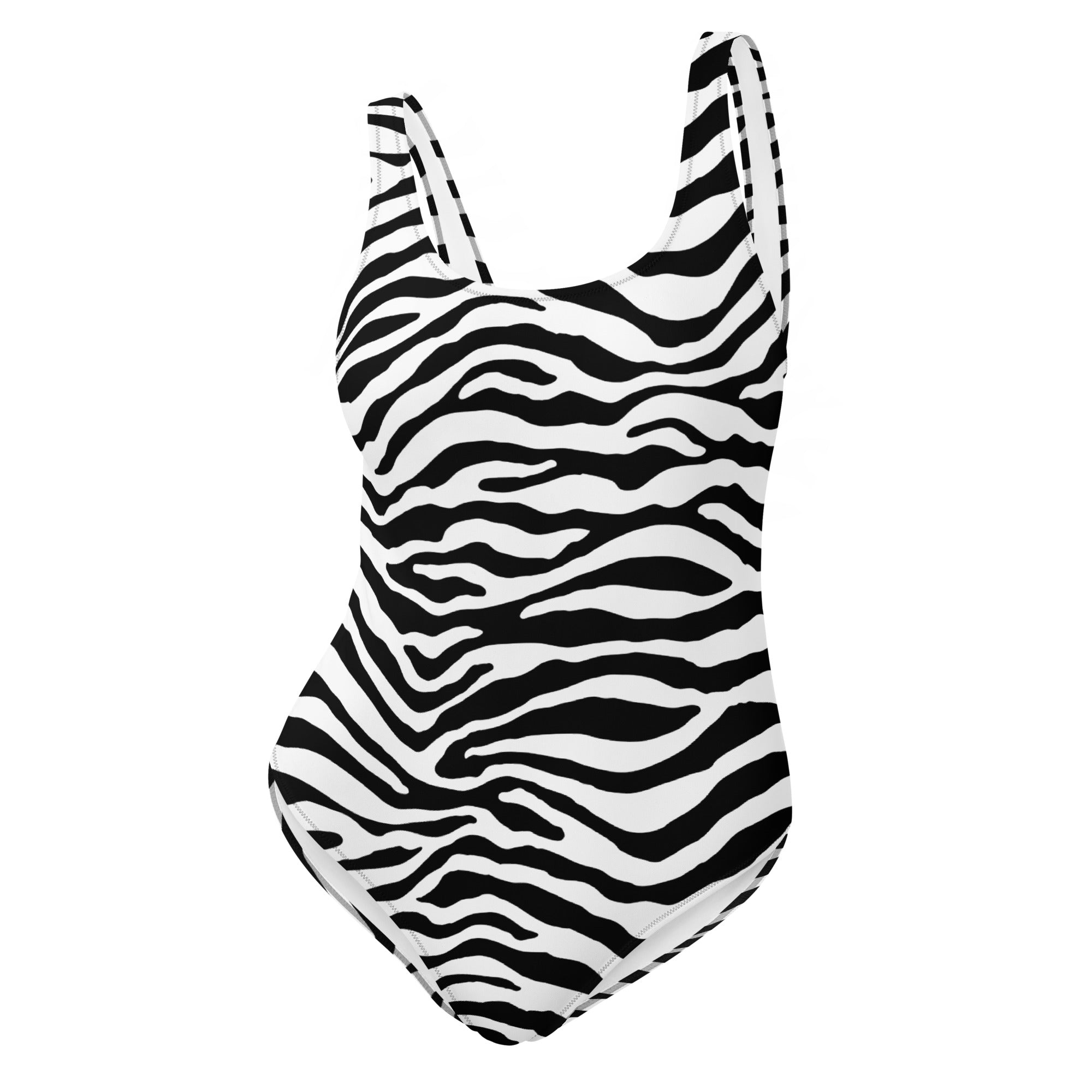 Milia Noir Zebra Print Buttery One-Piece Swimsuit