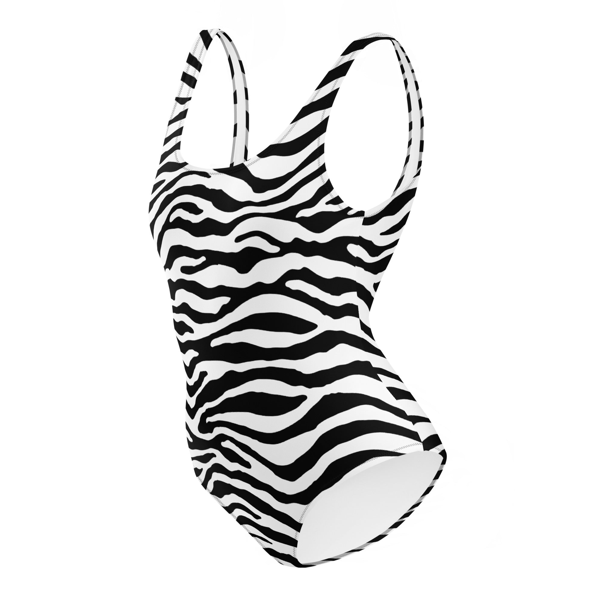 Milia Noir Zebra Print Buttery One-Piece Swimsuit