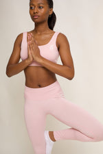 Malaika Ribbed Seamless Legging in Pink