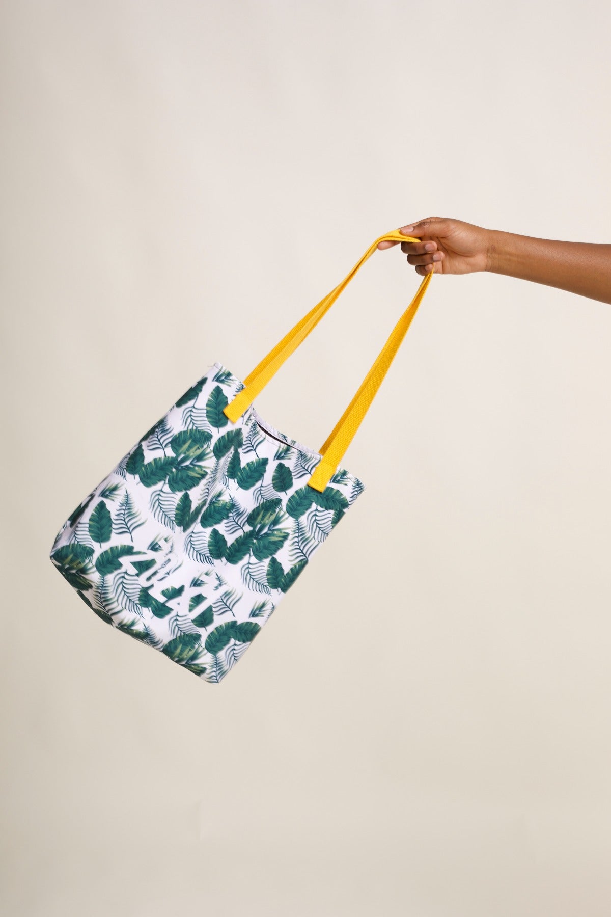 ZOEZI Damaris Palm Print Tote bag