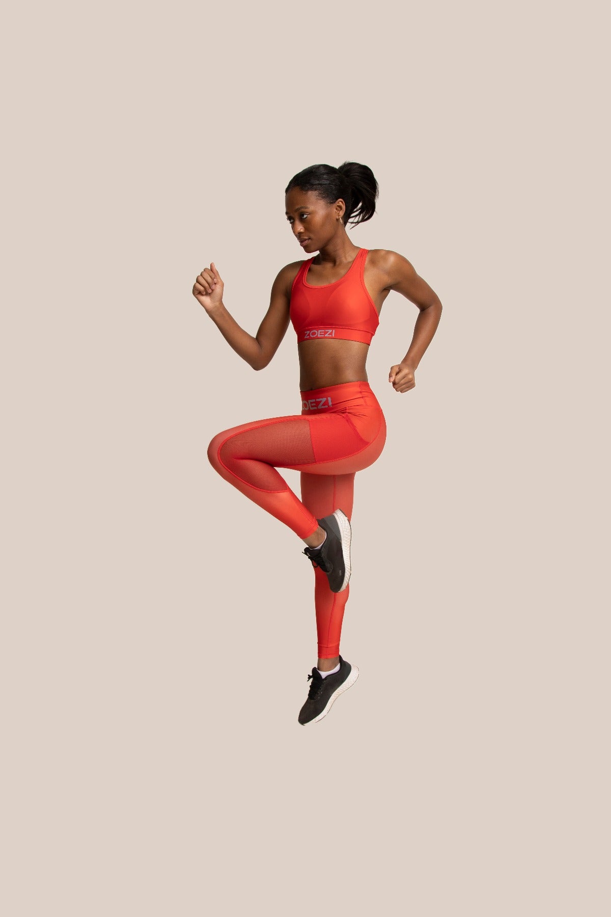 Ultra-Flex High Performance Mesh Leggings (Red)