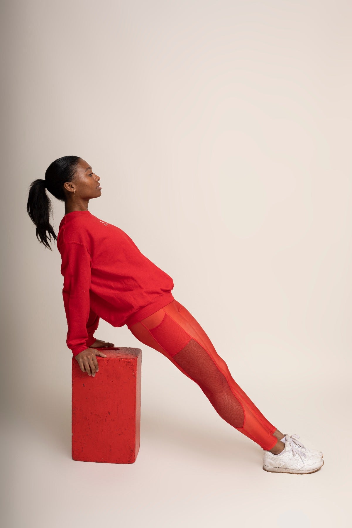 Ultra-Flex High Performance Mesh Leggings (Red)