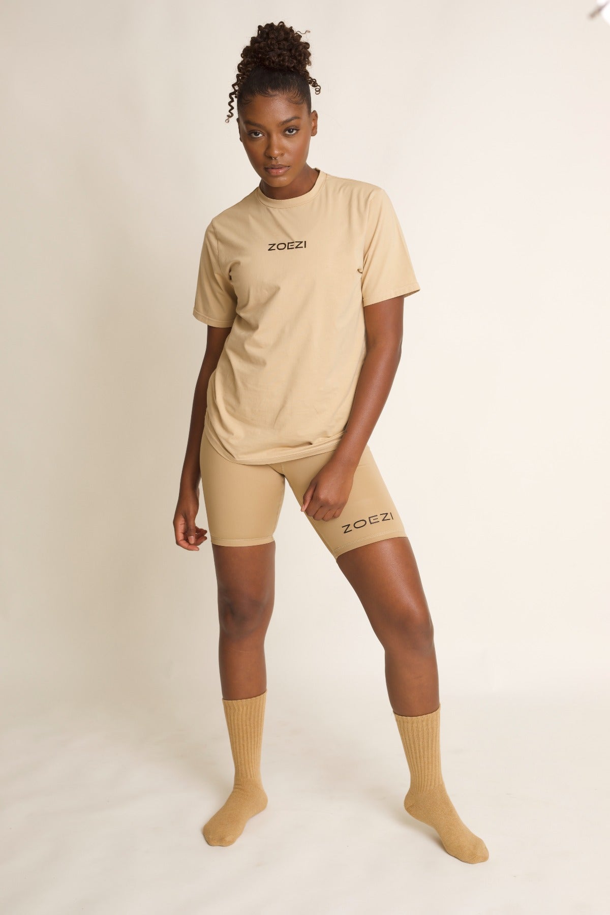 Tulia Mocha Biker Shorts