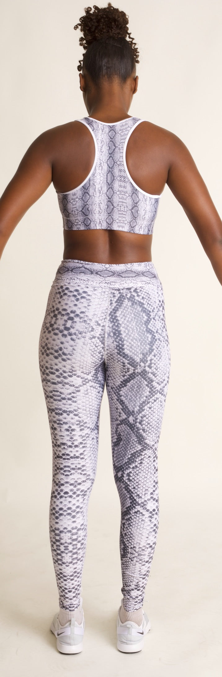 Safi Snake Skin Print Buttery Soft High Waisted Workout Leggings