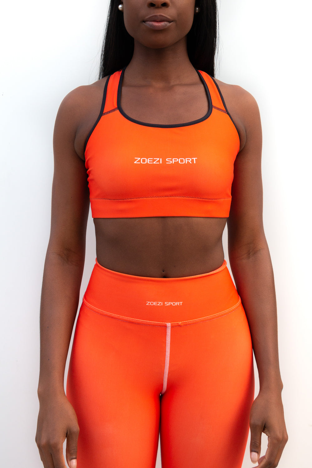 Kioni Tangerine Moisture Wicking Medium Support Racerback Sports bra –  Zoezi Sport