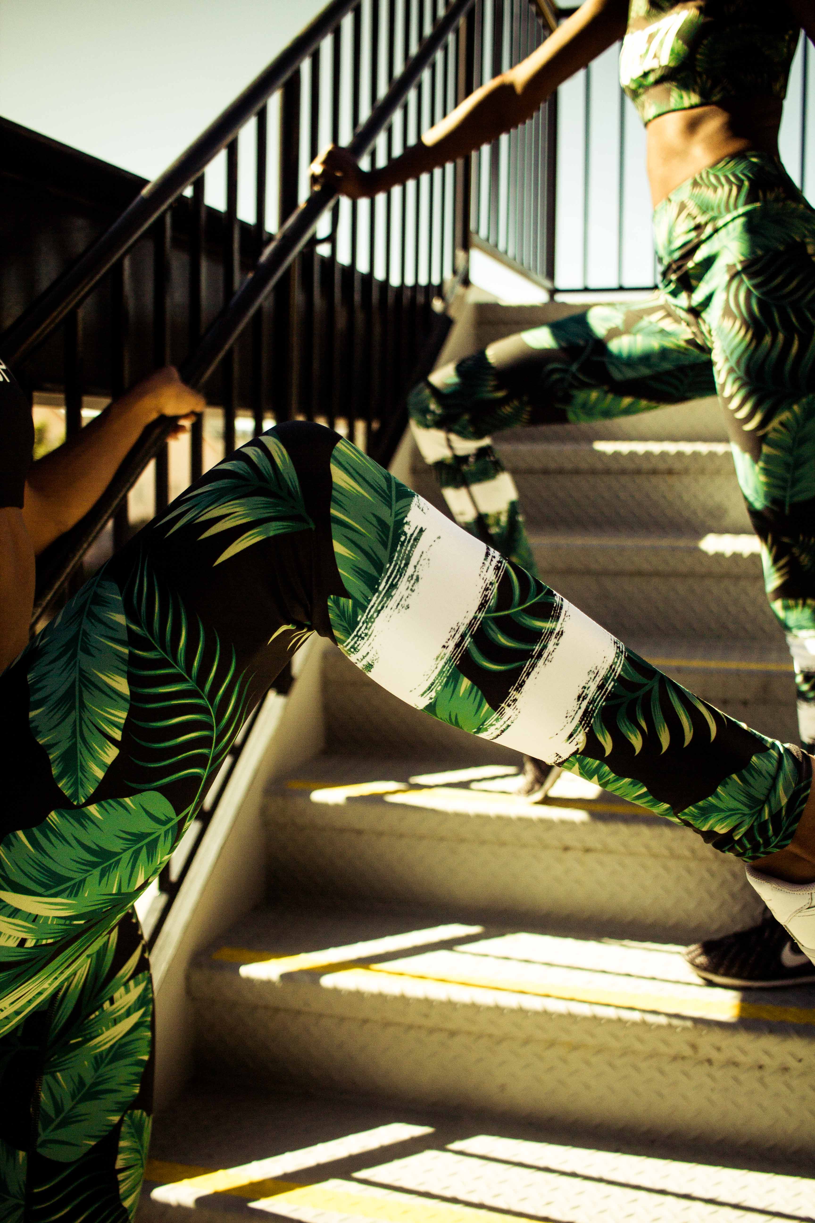 Damaris Palm Buttery Soft High Waisted Workout Leggings