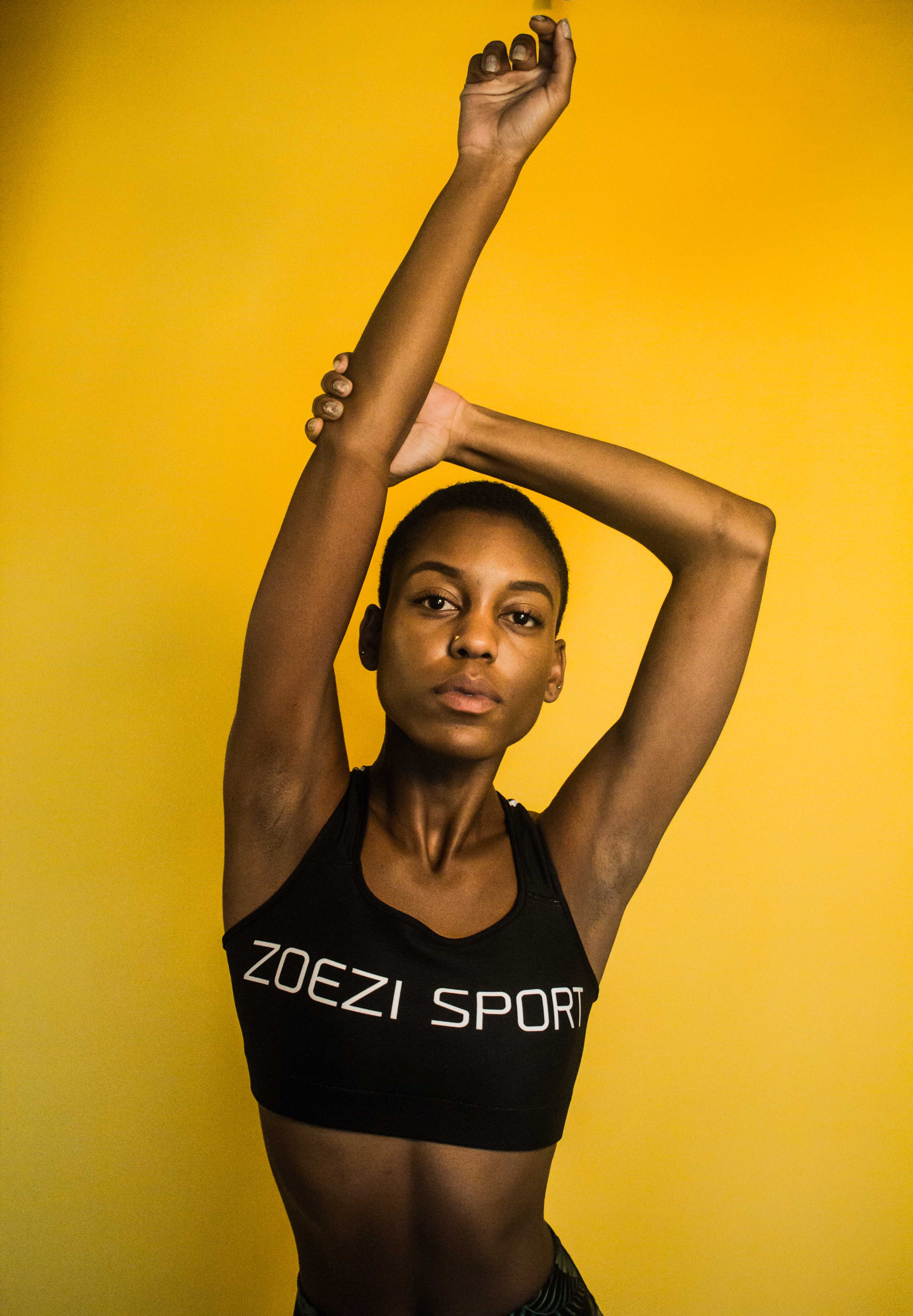 ZS Classic Moisture Wicking Medium Support Racerback Sports bra