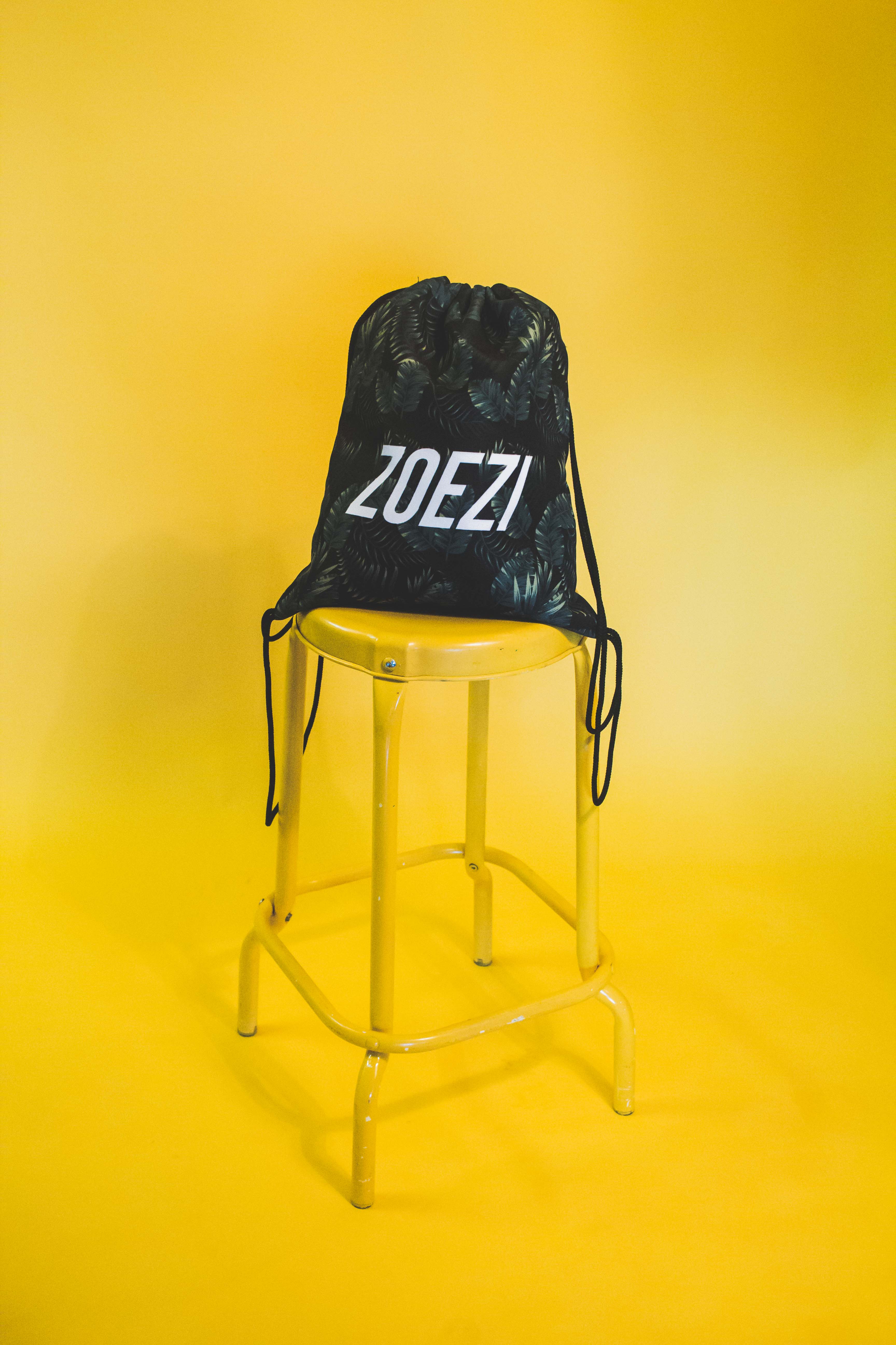 Palm Print ZS Drawstring bag