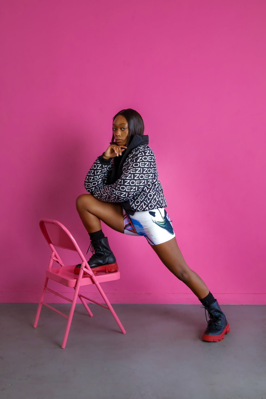 Zuri MaruMaru Print Soft Buttery High Waisted Biker Shorts