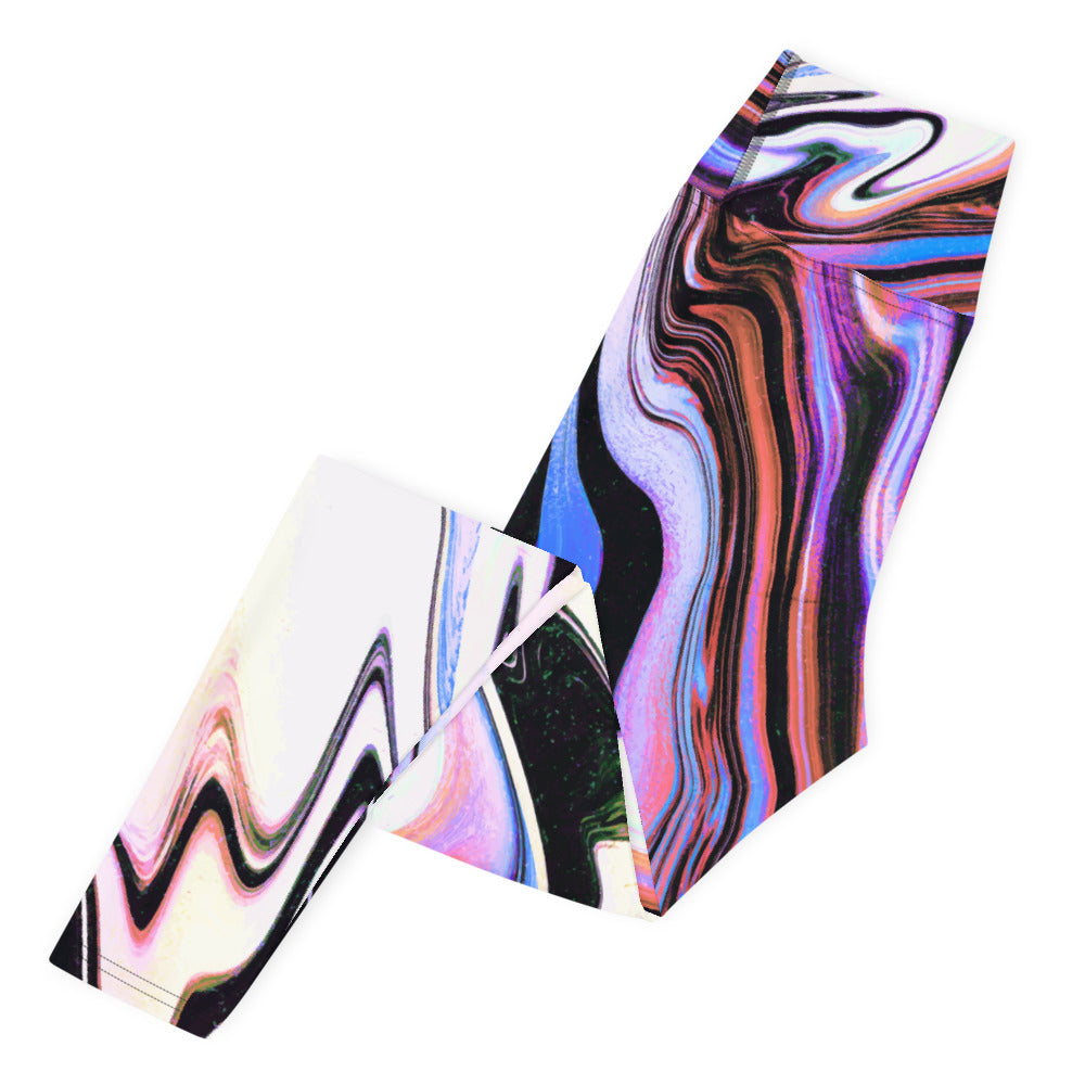 Zuri MaruMaru Print Buttery Soft High Waisted Workout Leggings