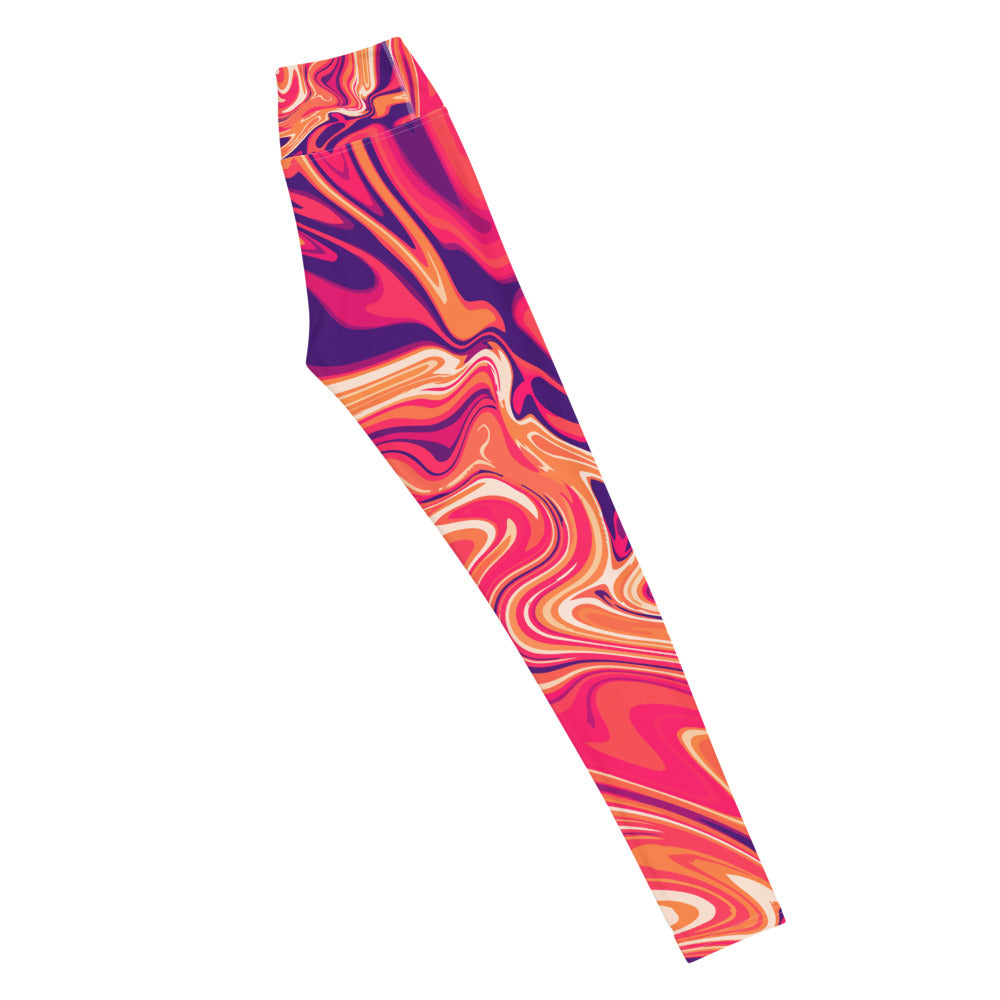 Dara MaruMaru Print Buttery Soft High Waisted Workout Leggings