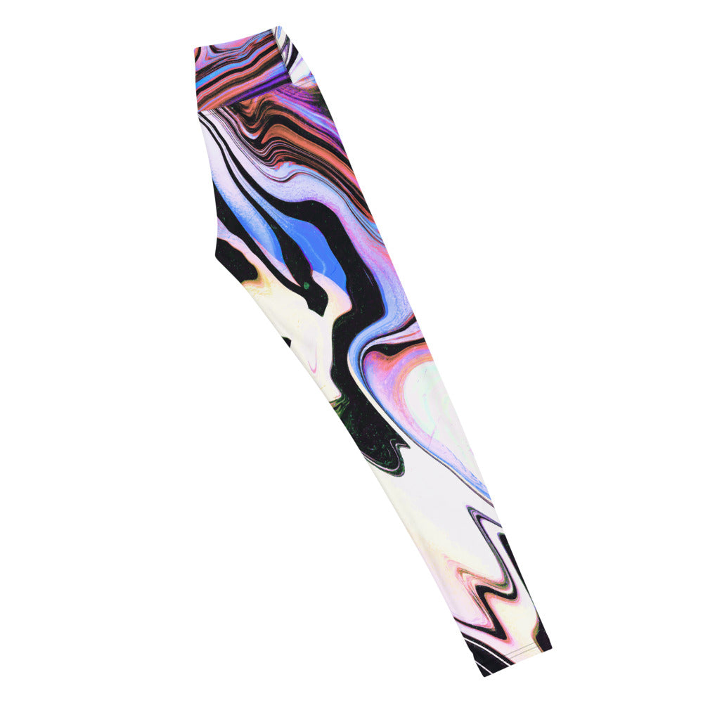 Zuri MaruMaru Print Buttery Soft High Waisted Workout Leggings