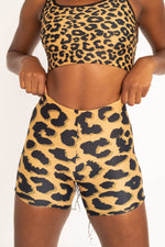 Chui (Leopard) Print Soft Buttery High Waisted Biker Shorts
