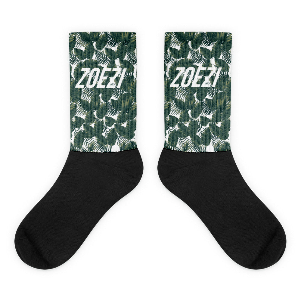 Palm Print ZS Socks