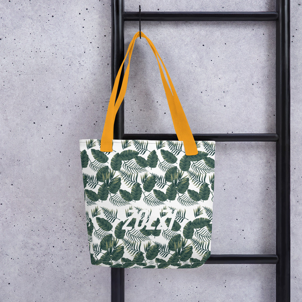 ZOEZI Damaris Palm Print Tote bag