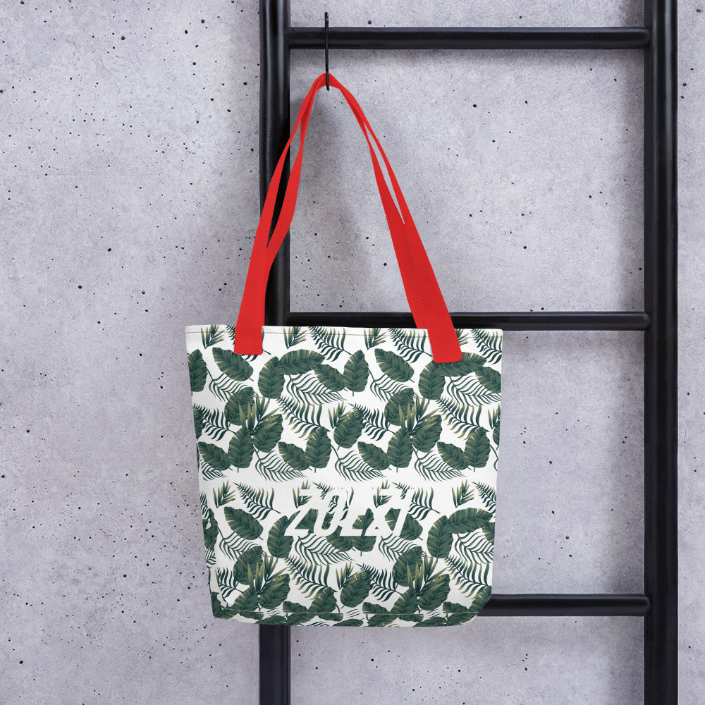 ZOEZI Damaris Palm Print Tote bag